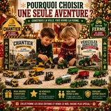 Calendrier de l'Avent de 24 véhicules miniatures