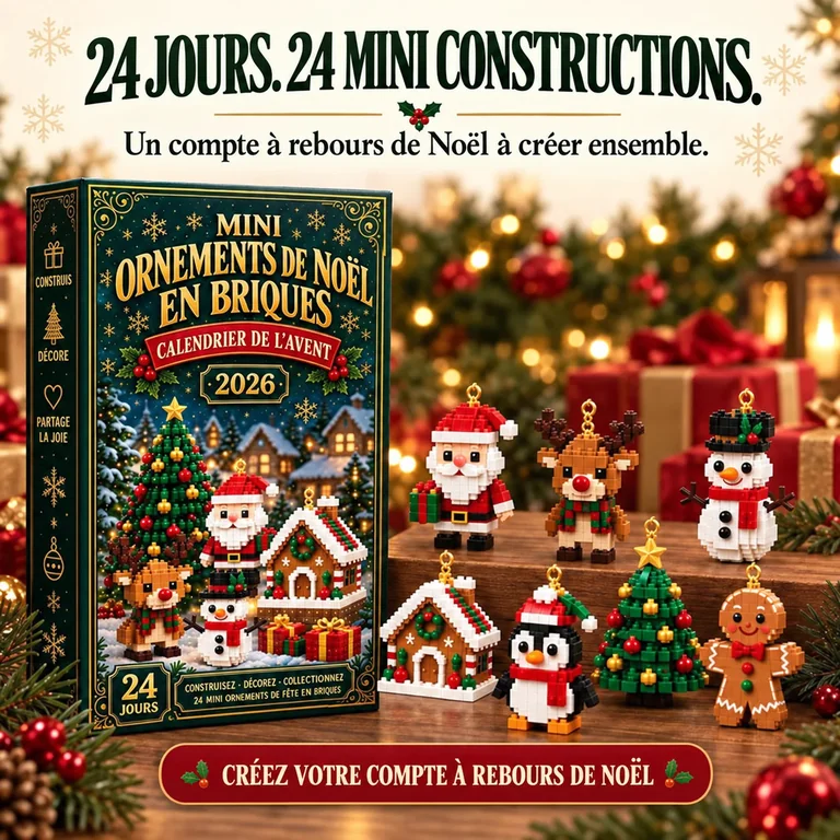 Calendrier de l'Avent Mini Briques de Noël 🎄