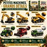 Calendrier de l'Avent de 24 véhicules miniatures