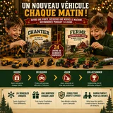 Calendrier de l'Avent de 24 véhicules miniatures