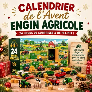 Calendrier de l'Avent de 24 véhicules miniatures